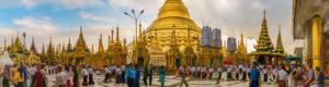 Pagode Shwedagon de Yangon en Birmanie en Réalité Virtuelle